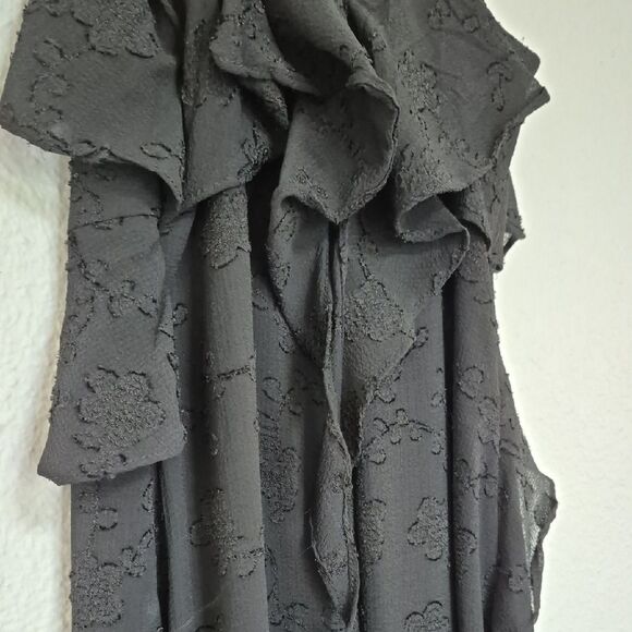 Wild Fable Black Asymmetrical Spaghetti Strap Sundress - Picture 9 of 11